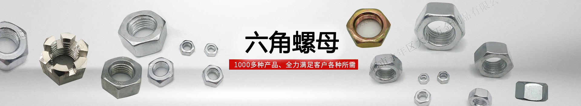 大久六角螺母，1000多種產(chǎn)品，全力滿(mǎn)足客戶(hù)各種所需